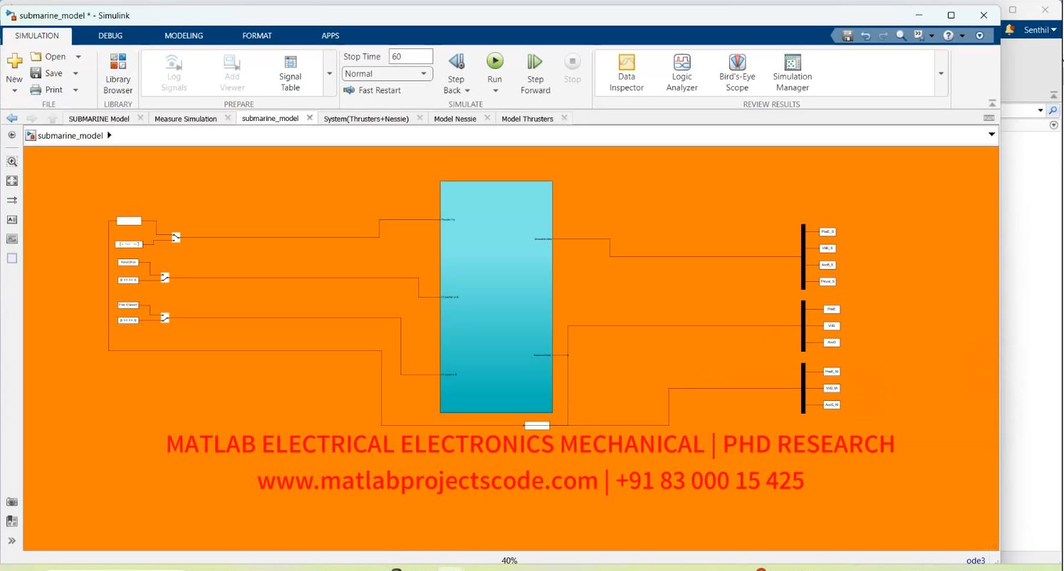 SUBMARINE ELECTRICAL SIMULATION USING MATLAB SIMULINK